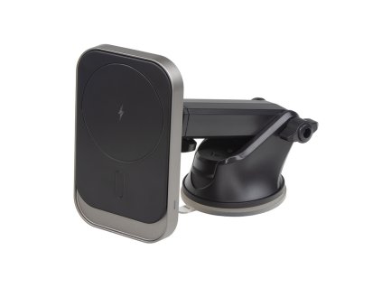 Univerzální QI držák pro telefony magnetický s přísavkou (MagSafe compatible)