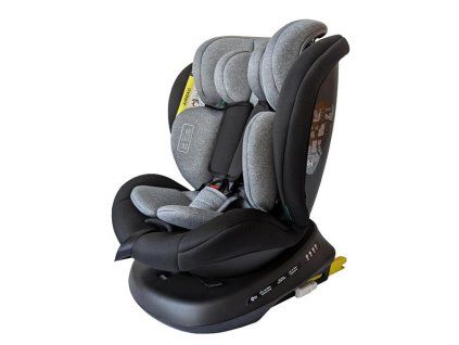 Autosedačka CARFACE 40–150 cm ISOFIX 360° šedo-černá