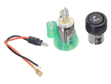 Zapalovač 12V s osvitem EURO