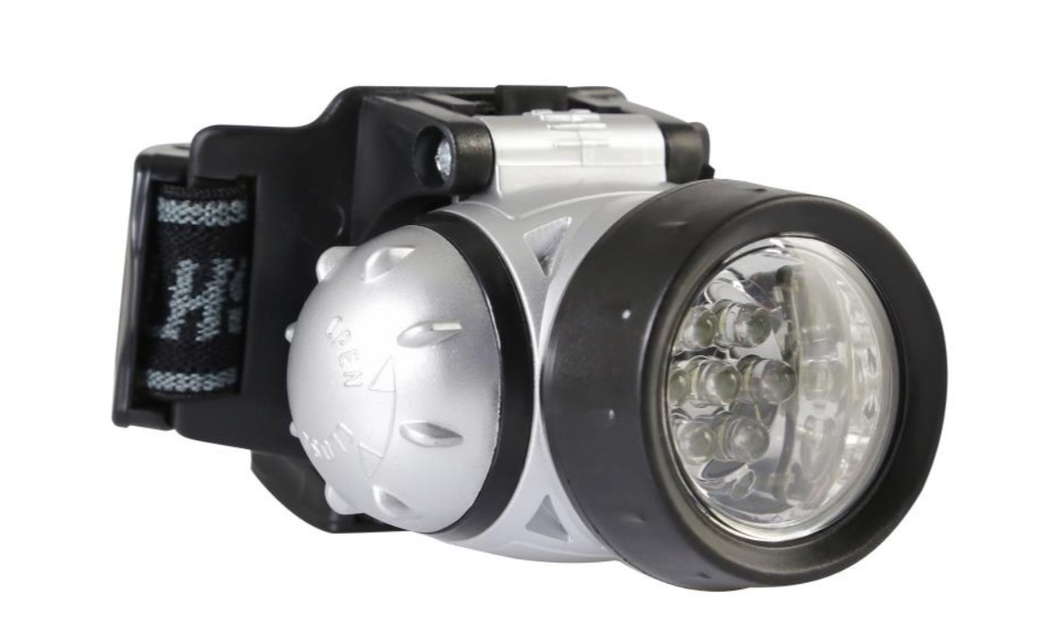 Carface Čelová svítilna se 7 ultrajasnými LED diodami CFAT14001 DO CFAT14001
