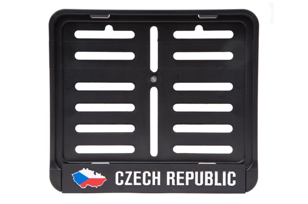 Carface Podložka pod SPZ - moto 3D CZECH REPUBLIC vlajka CF341307 DO CF341307