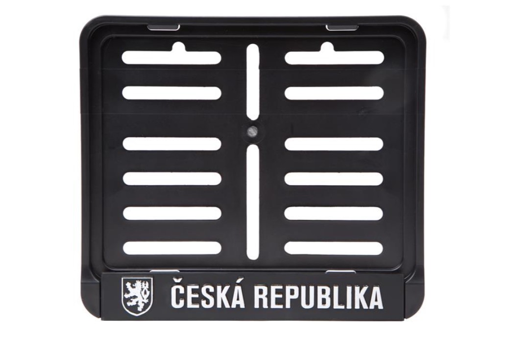 Carface Podložka pod SPZ - moto 3D ČESKÁ REPUBLIKA znak CF341314 DO CF341314