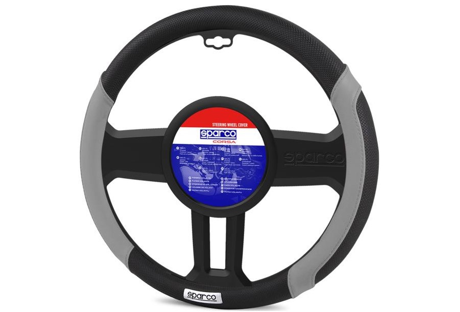Sparco Potah volantu SPARCO, design 1113, šedý SPC1113GR