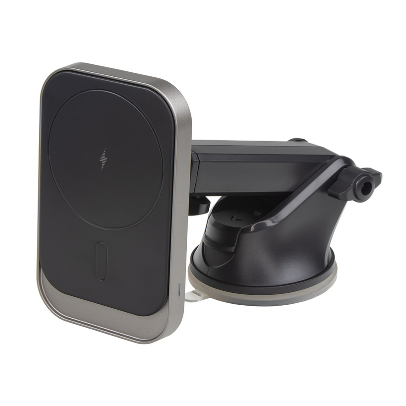 Fotografie Univerzální QI držák pro telefony magnetický s přísavkou (MagSafe compatible)