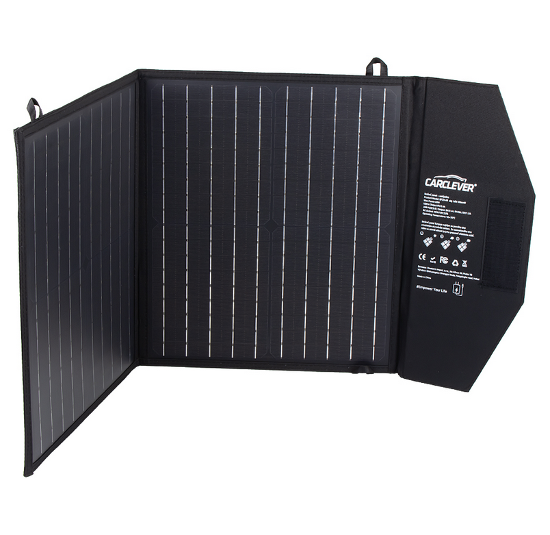 CARCLEVER Solární panel - nabíječka 40W