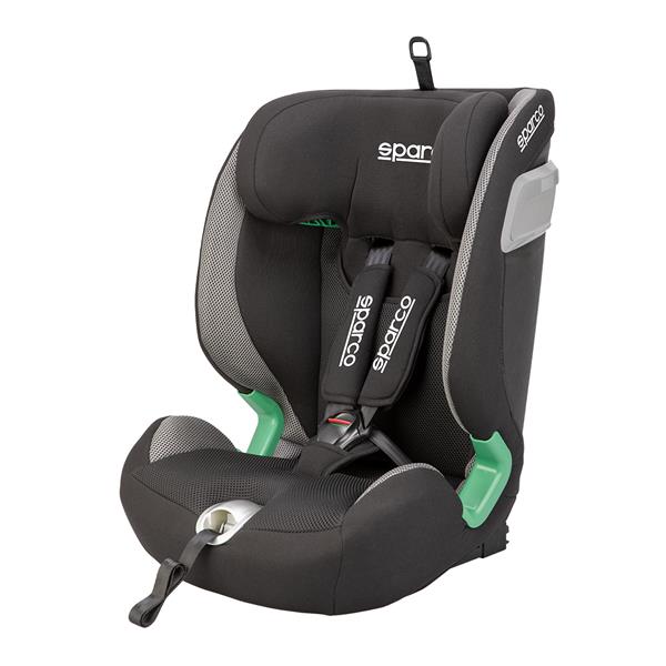 Fotografie Autosedačka SPARCO 76-150 cm ISOFIX, šedo-černá
