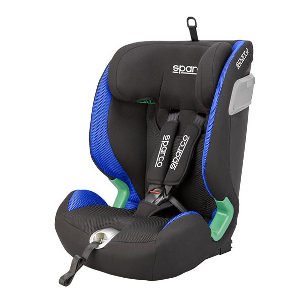Autosedačka SPARCO 76-150 cm ISOFIX, černo-modrá