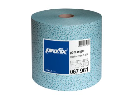 965 profix poly wipe netkana priemyselna utierka modra 500 utrzkov