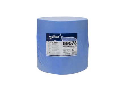 962 celtex super blue priemyselna papierova rolka modra 1000 utrzkov