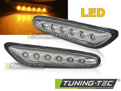 10672 bocni smerova chromovana led svetla pro bmw e46 e60 e87 e90