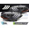 12196 led svetlomety cernych drl pro ford mustang 18 21