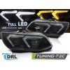 16996 full led headlights black fits bmw e92 e93 lci 10 13
