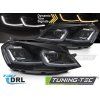 17578 headlights silver led seq drl fits vw golf vii 13 17