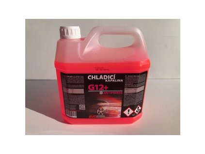Chladící kapalina červená G12+ ( D ) 5L EVODRIVE