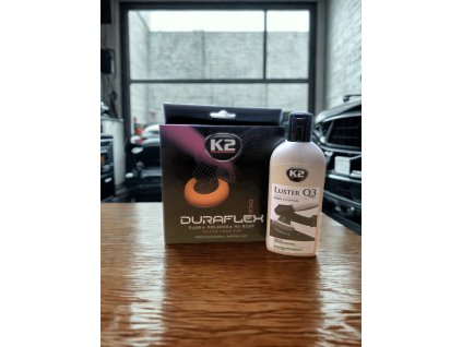 Sada na leštění K2 Luster Q3 250g + Oranžový kotouč Duraflex1