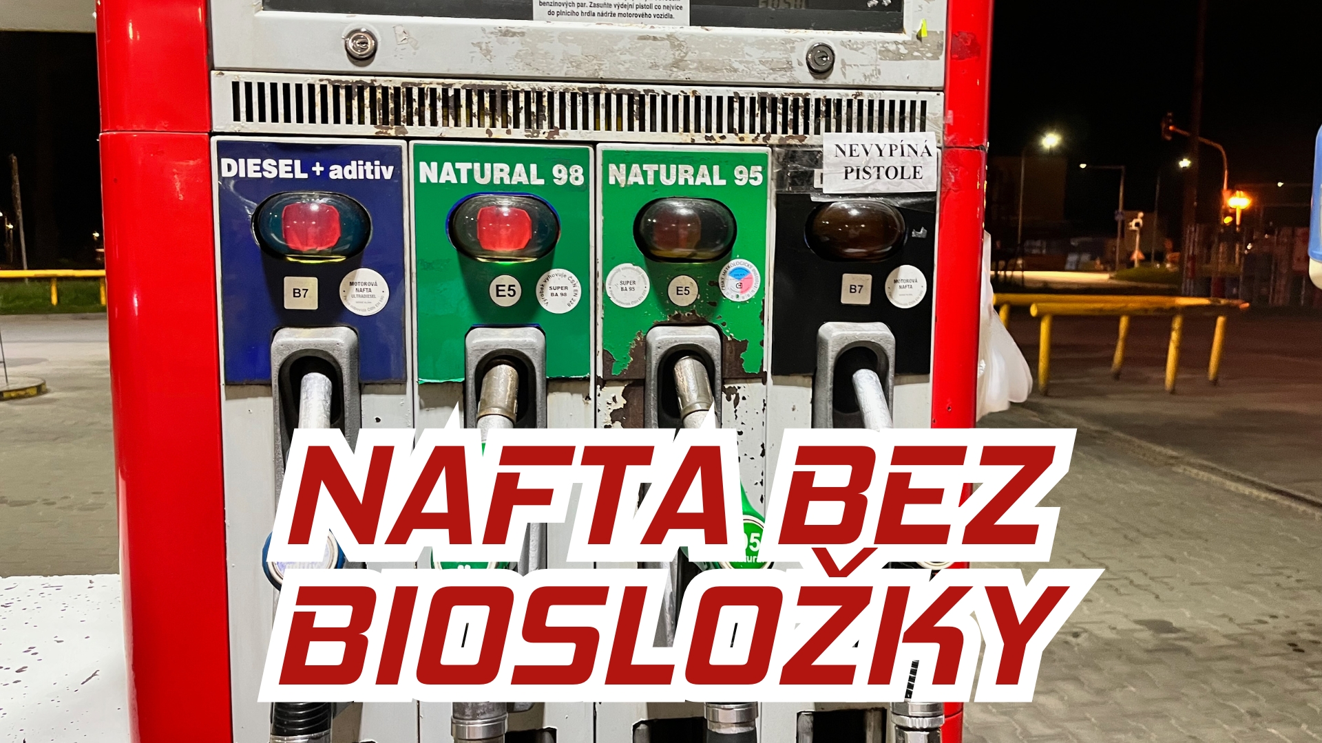 Nafta bez biosložky: Kde ji koupit v České republice?