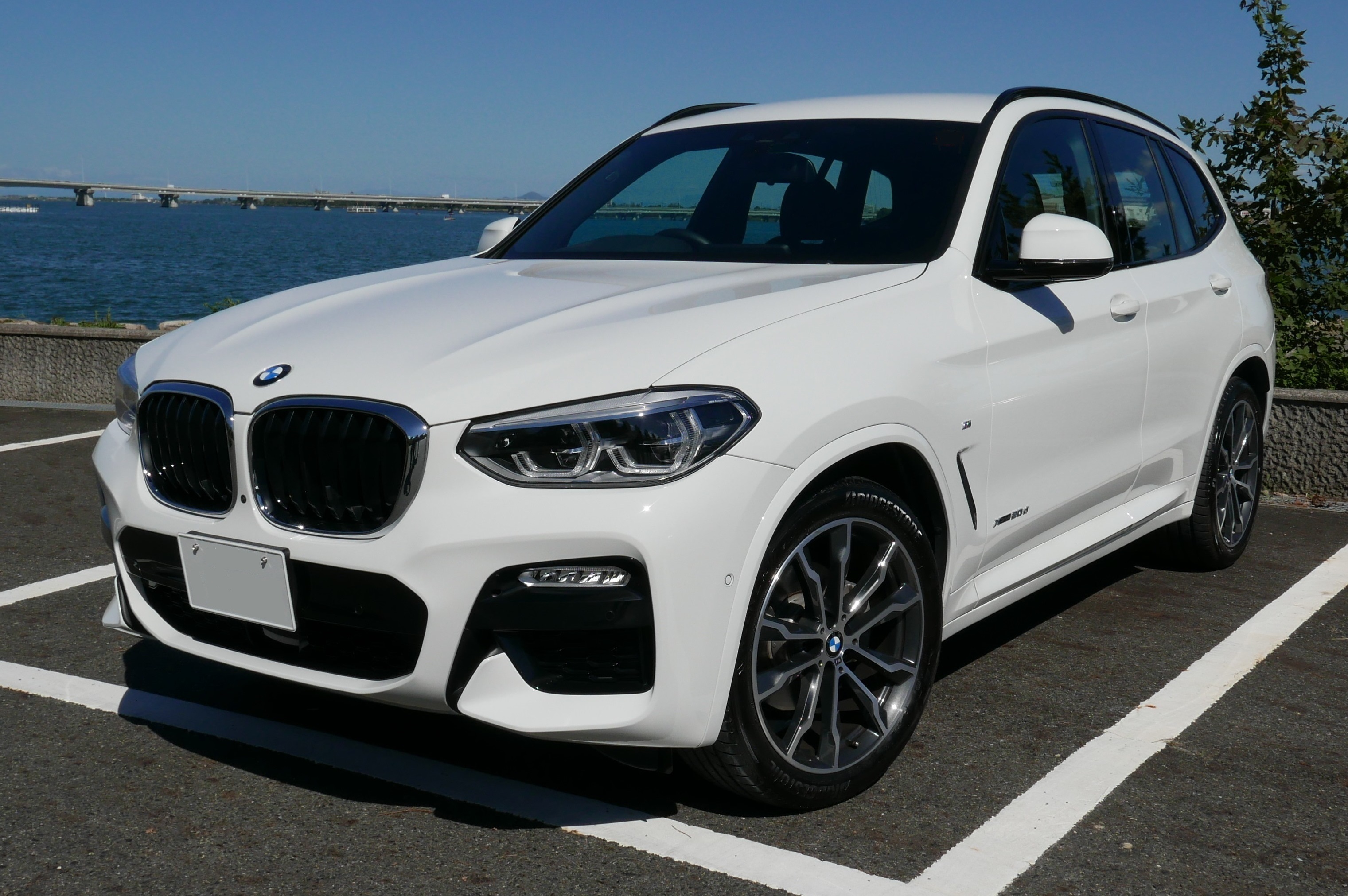 BMW_X3_xDrive_20d_M_Sport,_Alpine_White_Ⅲ_(cropped)
