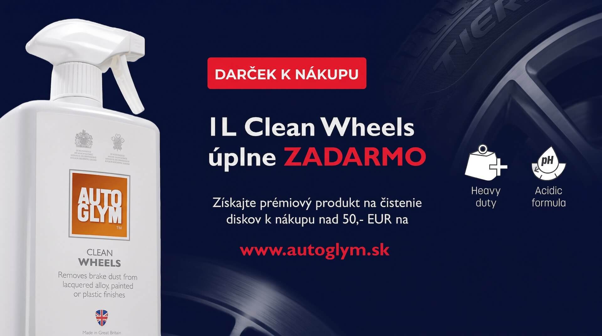Akcia Clean Wheels 1L