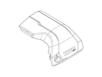 TH54246 Thule Edge Flush Rail- Front cover R