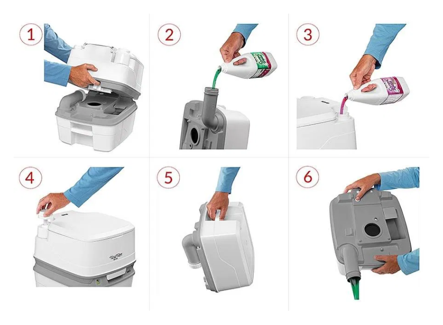 THETFORD Porta Potti Qube 345 - přenosné chemické WC