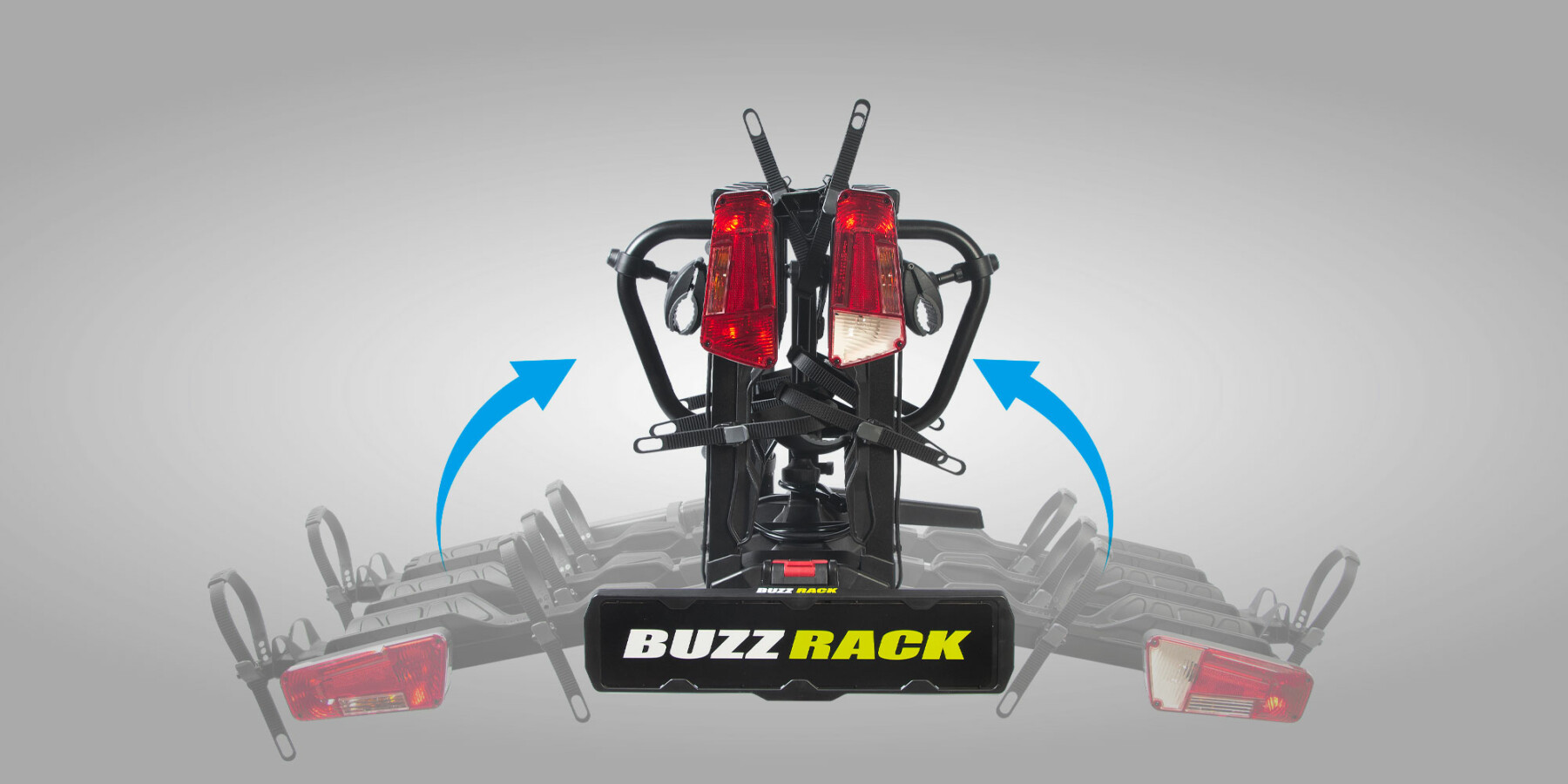 BUZZRACK SCORPION PRO 3 - nosič 3 kol na tažné zařízení