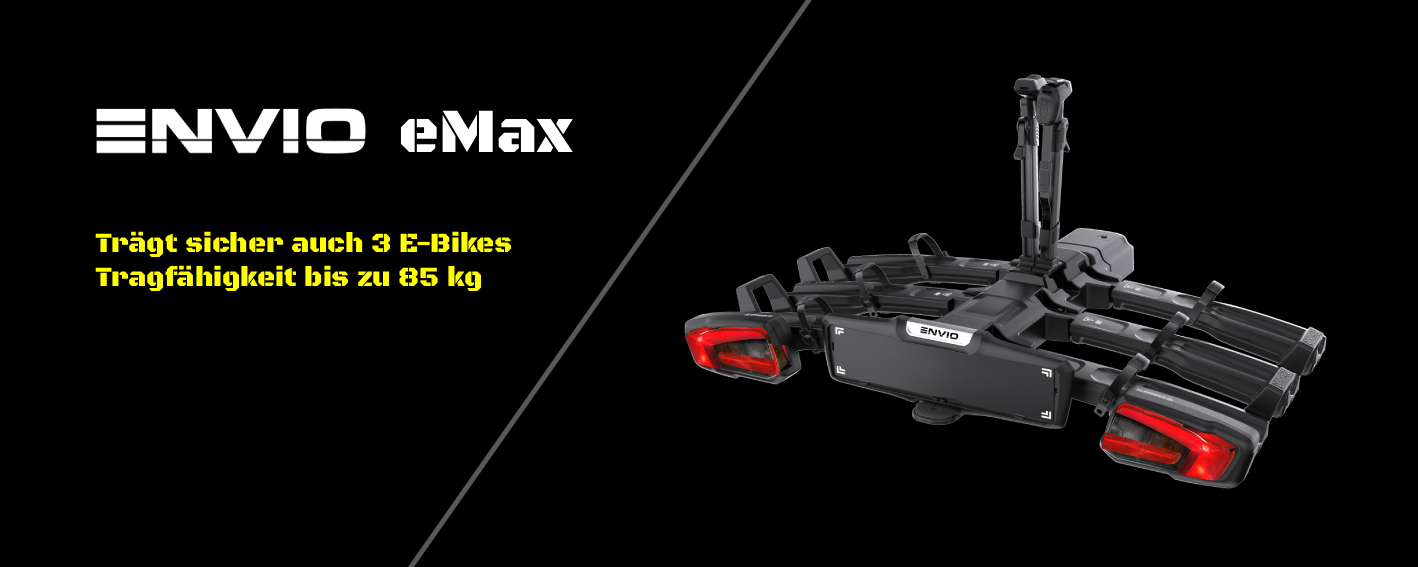 Towbar bike carrier Envio eMax