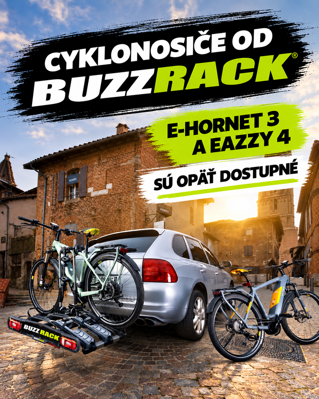 Cyklonosič Buzzrack E-Hornet 3