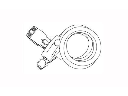 ENVIO eMAX Locking Cable - uzamykateľné oceľové lanko