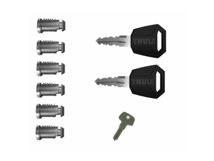 sada zamkov 6ks thule 450600 one key system 6 pack