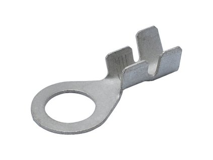 Kabelové oko Ø 10,2 / 16 mm z cínované mosazi, vodič 3-6 mm