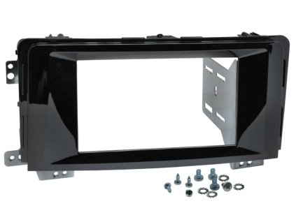 Rámeček autorádia 2DIN do Hyundai H350 - černý lesklý