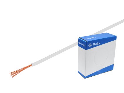 Kabel CYA 0,5 mm² - bílý