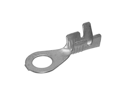 Kabelové oko Ø 5,2 / 8,7 mm z cínované mosazi, vodič 1-2,5 mm