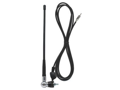 Univerzální anténa AM-FM / DAB-DAB+ - gumový prut / kabel 1,5 m