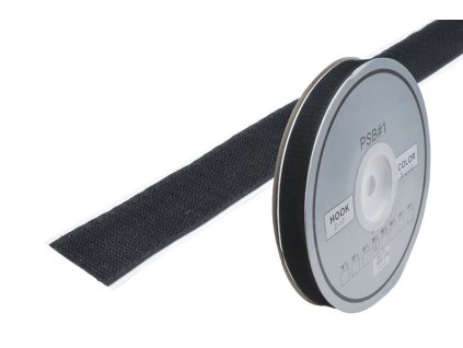 Samolepící suchý zip 30 mm - samec (háček) / 25 m