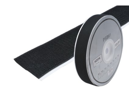 Samolepící suchý zip 50 mm - samec (háček) / 25 m