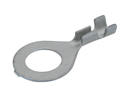 Kabelové oko Ø 8,2 / 14 mm z cínované mosazi, vodič 0,5-1,5 mm