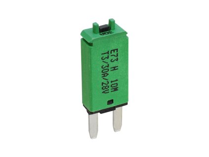 Mini nožová pojistka 30A - reset