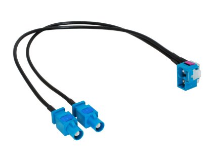 Anténní adaptér 2x FAKRA spojený - samice / 2x FAKRA dělený samec