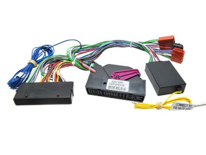 Adaptér pro HF sadu Audi A6 / Q7 s MMI a aktivním audio BOSE 6000 s černostříbrným zesilovačem