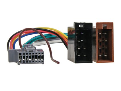 ISO kabely autorádia Panasonic CQ-C / 16-pinů šedý