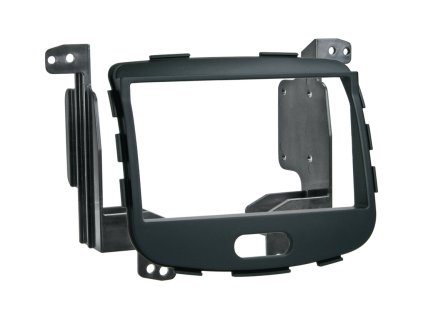 Rámeček autorádia 2DIN do Hyundai i10 - černý pogumovaný
