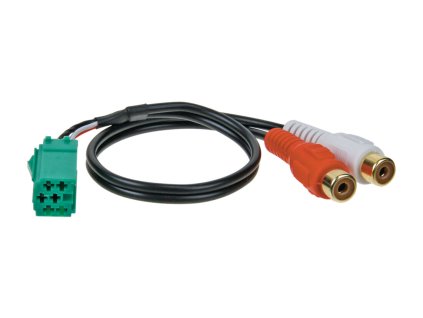 AUX audio vstup Renault - autorádio Update List / navigace Carminat