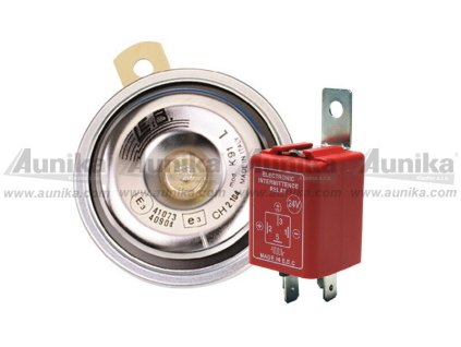 ZK24 - klakson s relé pro signalizaci couvání / 24 V