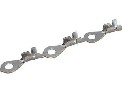 Kabelové oko Ø 4,2 / 8,7 mm z cínované mosazi, vodič 1-2,5 mm, role 5 000 ks