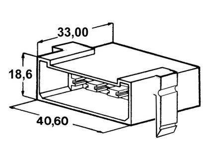 Kryt 6 ks kolík 6,3 mm
