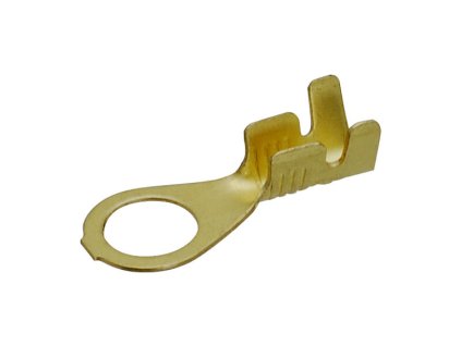 Kabelové oko Ø 6,2 / 8,7 mm z mosazi, vodič 1-2,5 mm