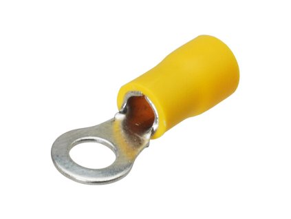 Kabelové oko Ø 5,3 mm izolované - žluté