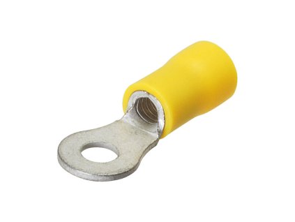 Kabelové oko Ø 4,3 mm izolované - žluté