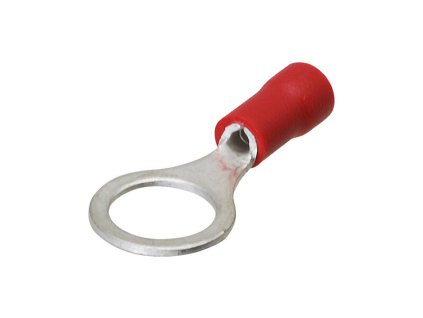 Kabelové oko Ø 8,4 mm izolované - červené